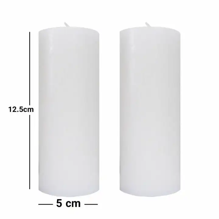 شمع مدل استوانه ای کد ۰۱۳ بسته دو عددی