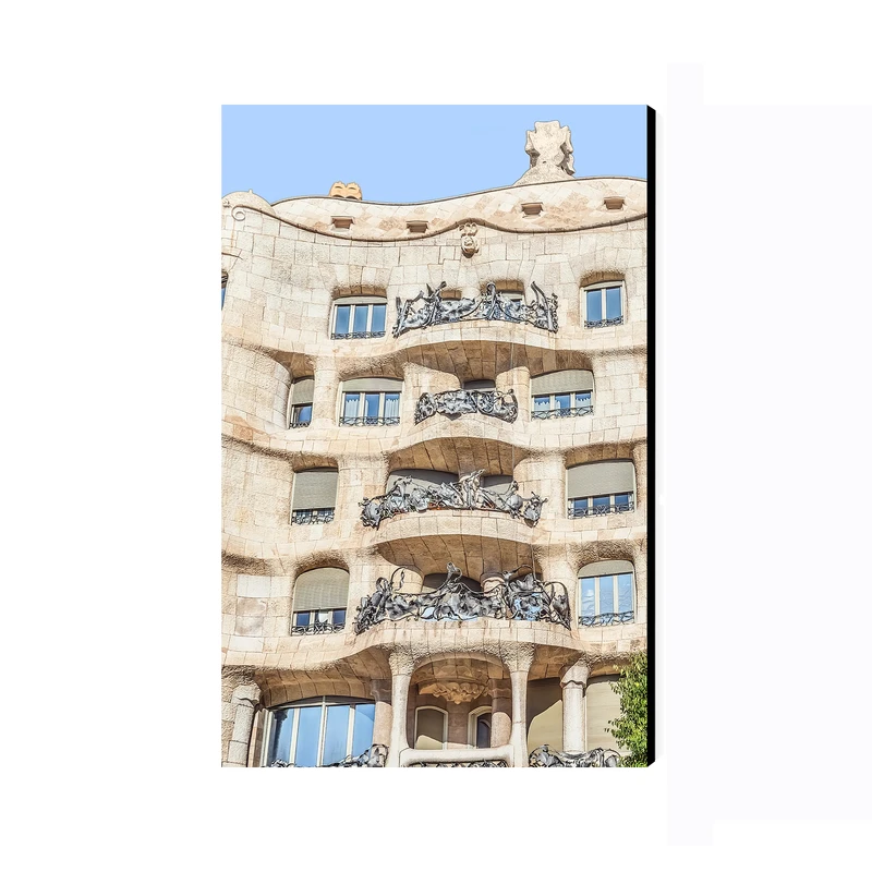 تابلو شاسی عرش طرح گردشگری اسپانیا مدل کازا میلا یا خانه میلا کد As6304