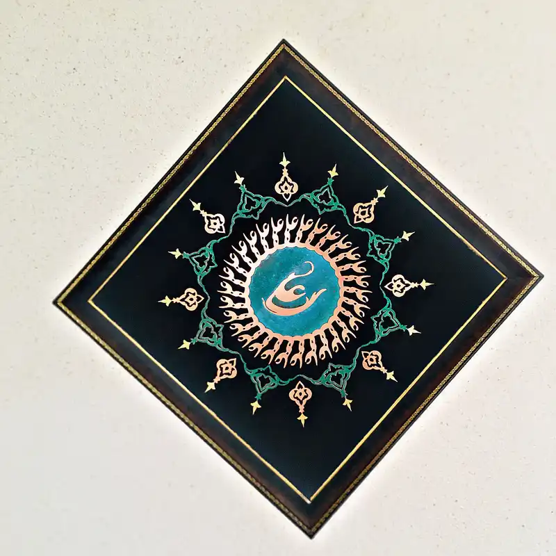 تابلو معرق مس طرح علی ع