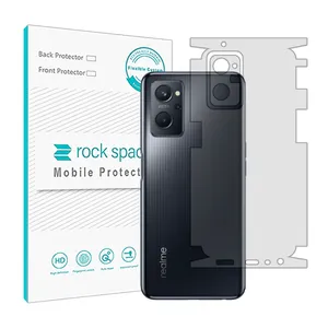 Rock space HyGEL model Transparent phone back protector suitable for Realme 9i mobile phone