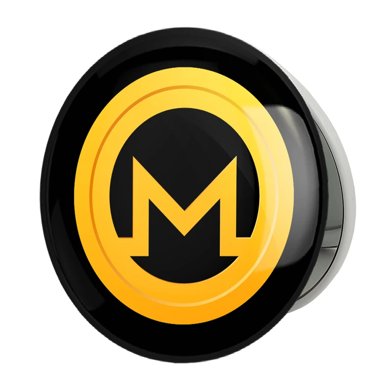 آینه جیبی خندالو طرح ارز دیجیتال مونرو مدل تاشو کد 10904 