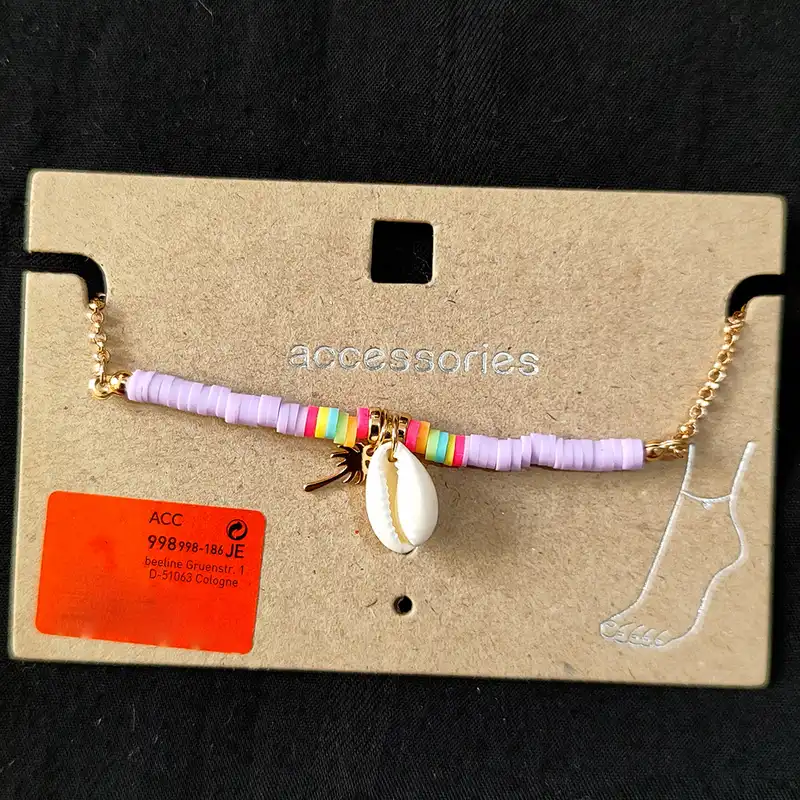 پابند زنانه اکسسورایز مدل آویز صدفی