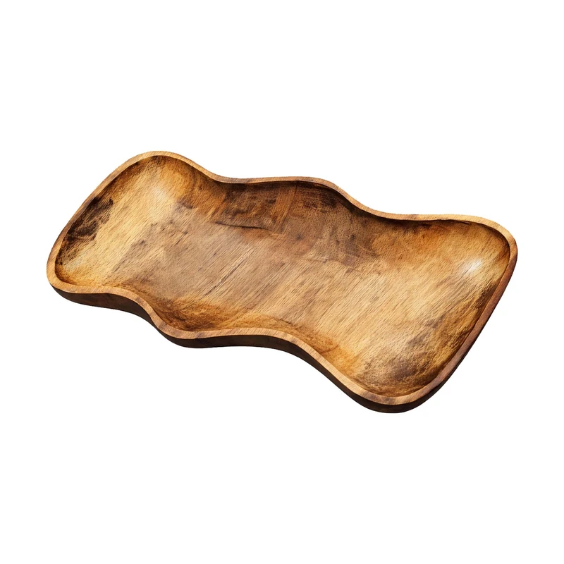 شیرینی خوری مدل مستطیلی دفرمه چوبی