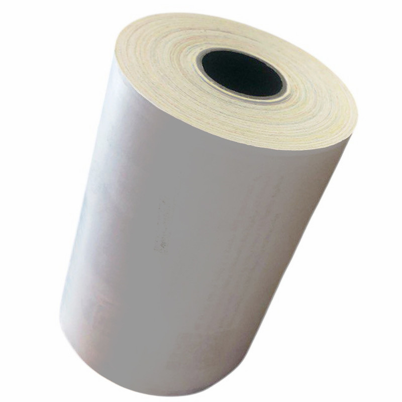 کاغذ رول پرینتر حرارتی مدل 140403 پشت چاپدار بسته 84 عددی