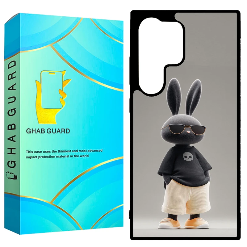 کاور قاب گارد طرح خرگوش مدل GCHPD24U مناسب برای گوشی موبایل سامسونگ Galaxy S24 Ultra 5G