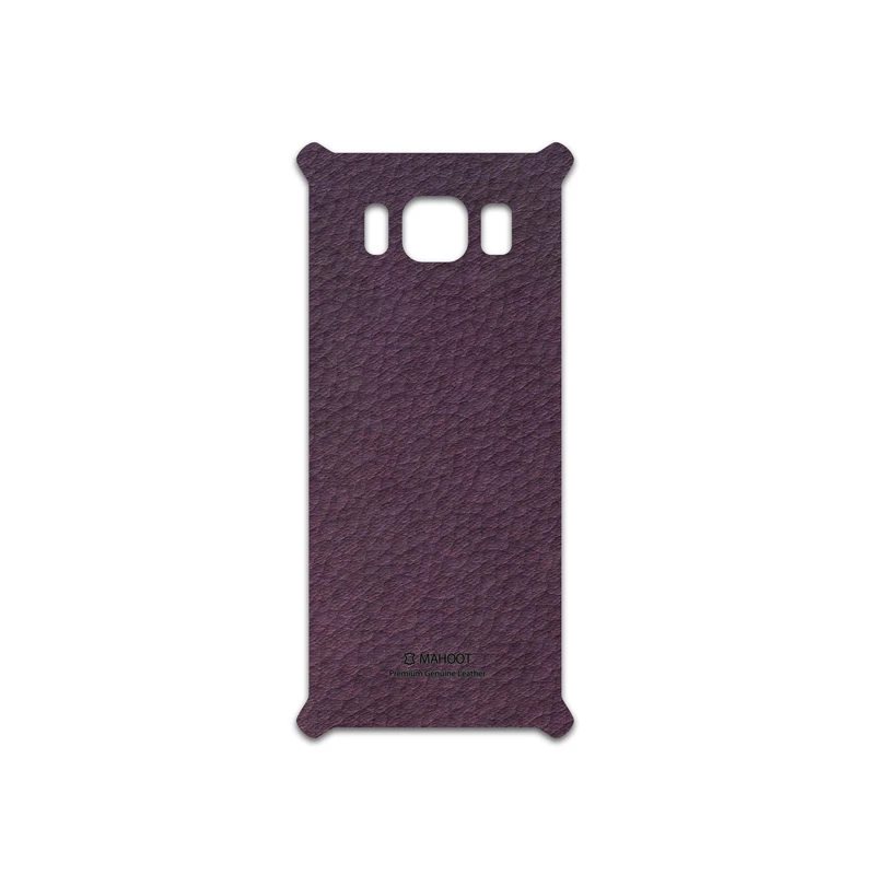 برچسب پوششی ماهوت مدل Purple-Leather مناسب برای گوشی موبایل سامسونگ Galaxy S8 Active