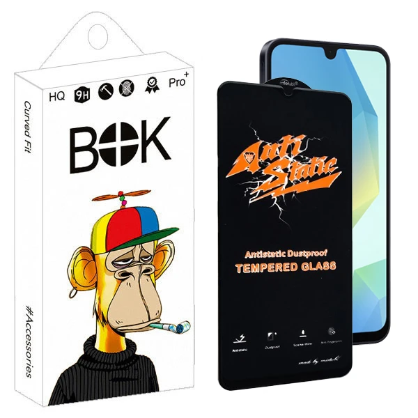 محافظ صفحه نمایش انتی استاتیک بوک مدل Antistatic Aura مناسب برای گوشی موبایل سامسونگ Galaxy a16