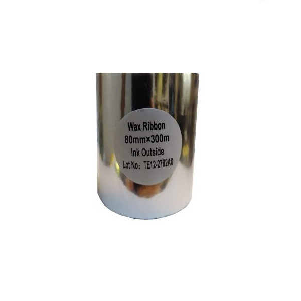 ریبون پرینتر لیبل زن مدل Wax Ribbon 80mm x 300m