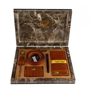 ست هدیه مردانه دنیس مدل 5 تکه تمام چرم