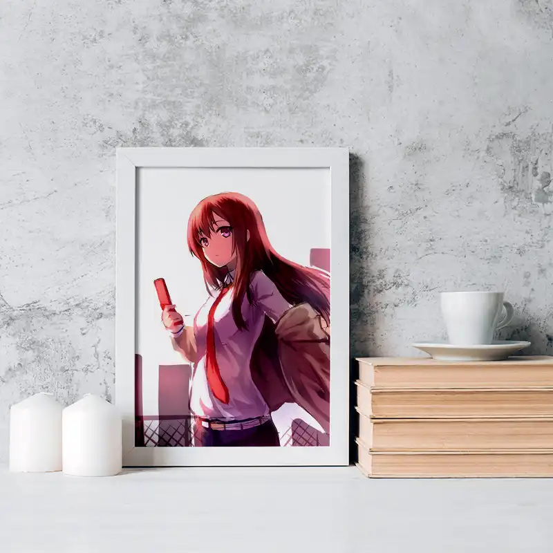 تابلو خندالو مدل کوریسو ماکیسه انیمه اشتاینز گیت کد 17490