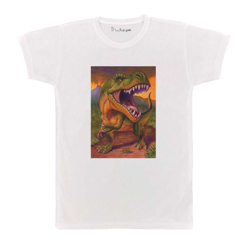 تی شرت بچگانه پرمانه طرح دایناسور کد pmt.4235