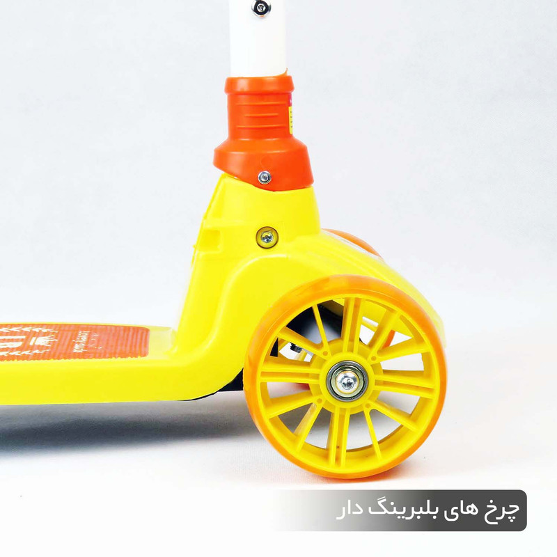 اسکوتر کودک اسکوتر مدل موزیکال جوجه کد 2020 ظرفیت وزنی 50 کیلوگرم