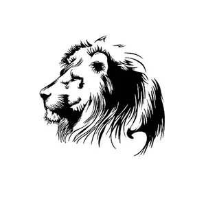 برچسب بدنه خودرو طرح شیر کد K11000