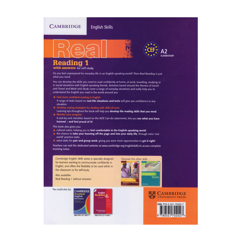 کتاب Real Reading 1 اثر Liz Driscoll انتشارات الوندپویان