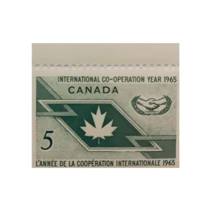 تمبر یادگاری مدل همکاری کانادا