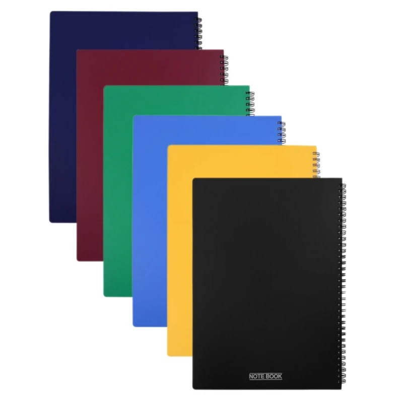 دفتر مشق 80 برگ پاپکو مدل 603 بسته 6 عددی