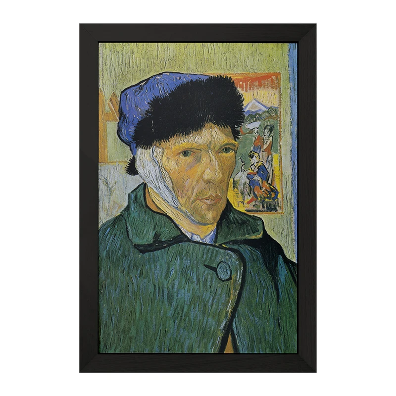 تابلو خندالو مدل سلف پرتره ونسان ونگوگ (Van Gogh) کد 36810