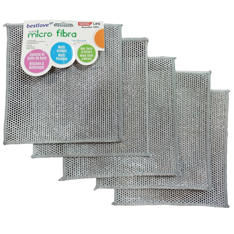 اسکاچ مدل  میکروفایبر دولایه بسته 5 عددی