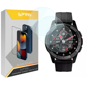 محافظ صفحه نمایش شیشه ای اسپریگ مدل SPG مناسب برای ساعت هوشمند شیائومی Mibro X1 بسته سه عددی