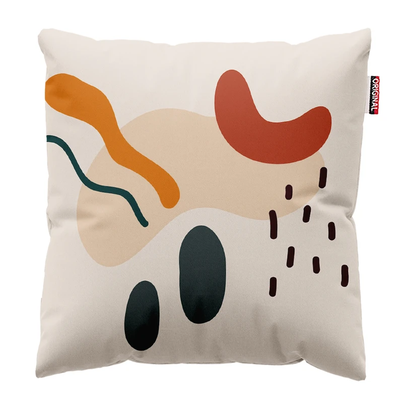 کوسن پاد آفرین مدل بوهو طرح مینیمال کد PK402914 سایز 40*40 سانتی متر