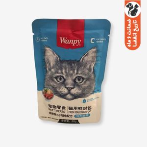 پوچ گربه ونپی مدل سفارش چین با طعم مرغ و ماهی وزن 80 گرم
