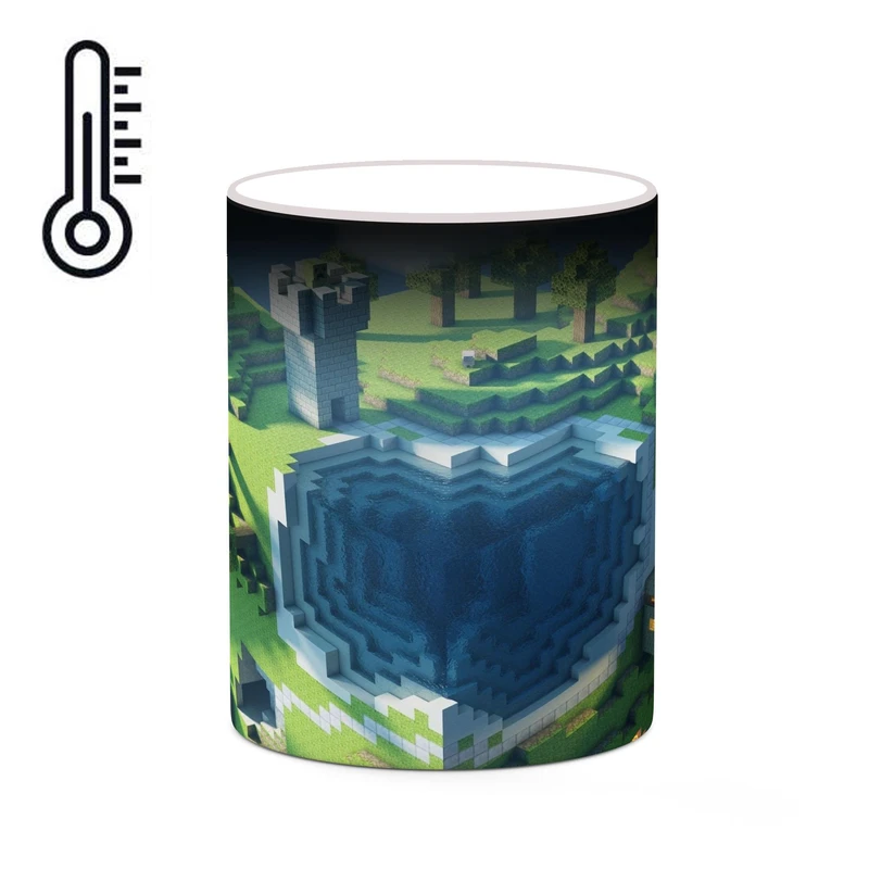 ماگ حرارتی کاکتی طرح ماینکرافت minecraft مدل mgh41070