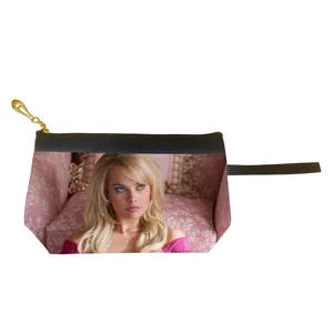 کیف لوازم آرایش زنانه طرح بازیگر مارگو رابی مدل L1202