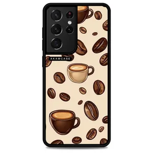 AKAM AMC-WSGS21U-COFFEE-10 Cover For Samsung Galaxy S21 Ultra