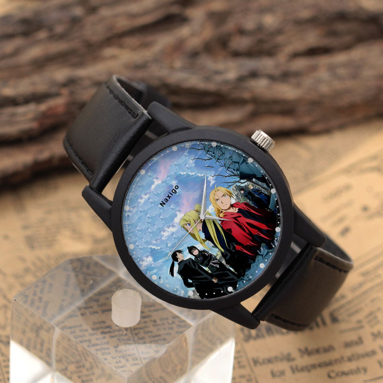 ساعت مچی عقربه ای ناکسیگو مدل Fullmetal Alchemist Brotherhood کد LF13382 -  - 4