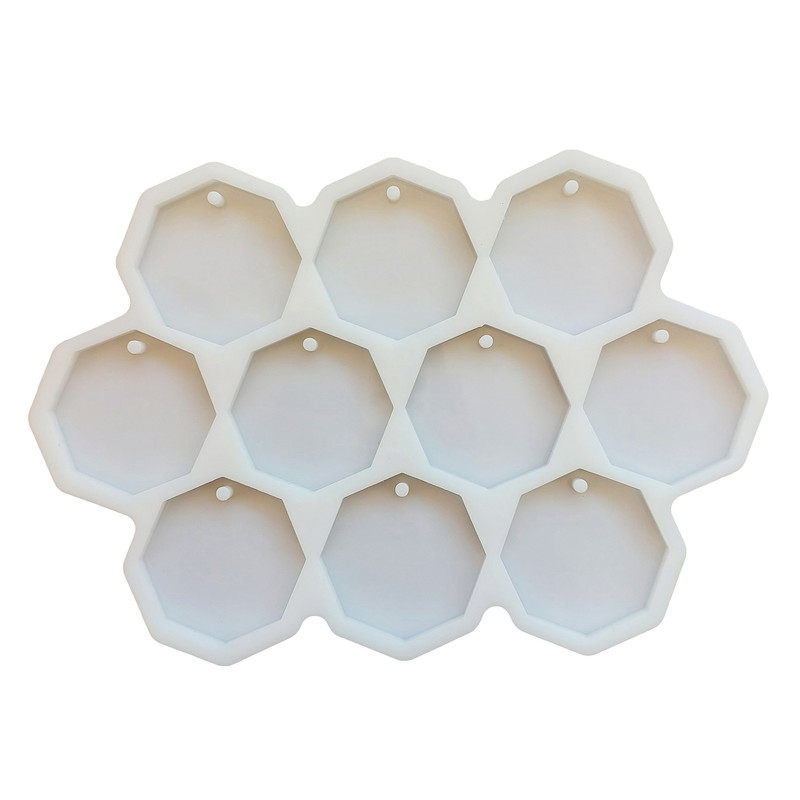 قالب رزین مدل هشت ضلعی پین دار کد 4OC-10