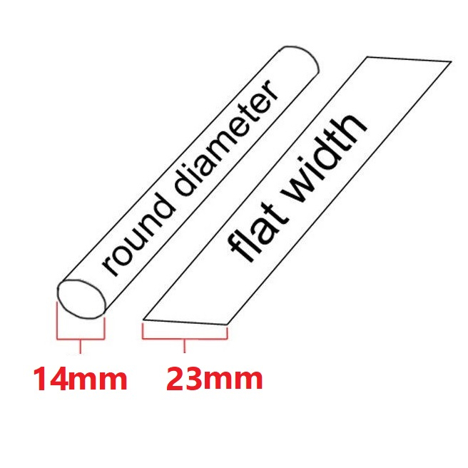 وارنیش حرارتی وو ار مدل BLUU-14mm طول 1 متر