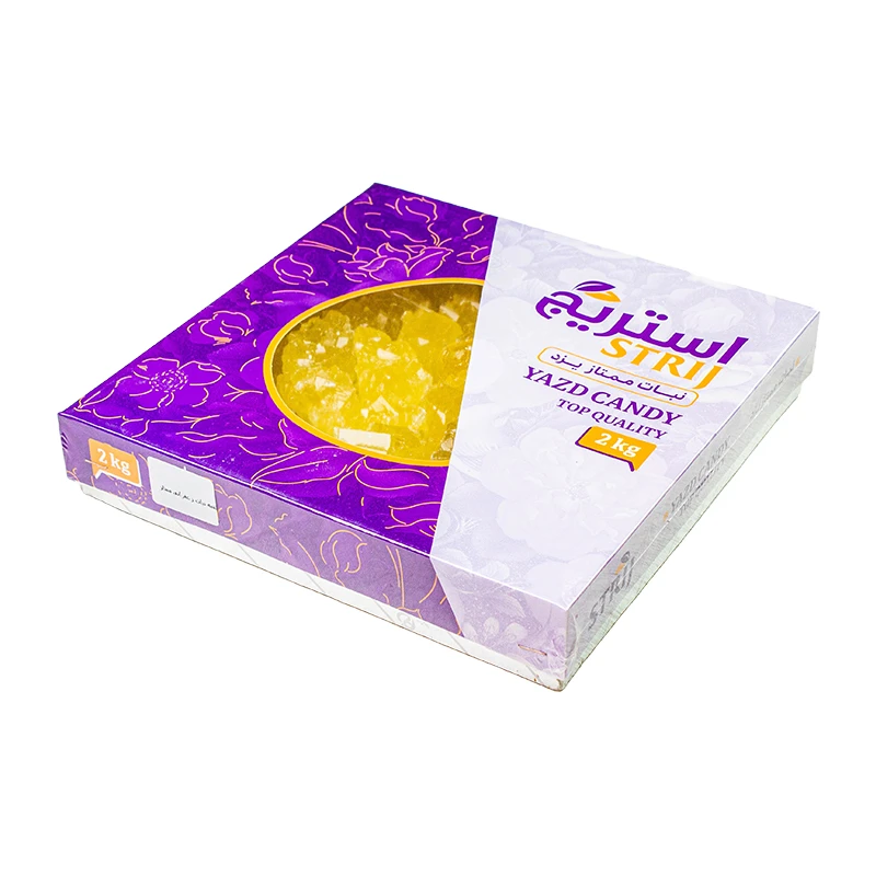 لقمه نبات ممتاز زعفرانی استریج - 2 کیلوگرم