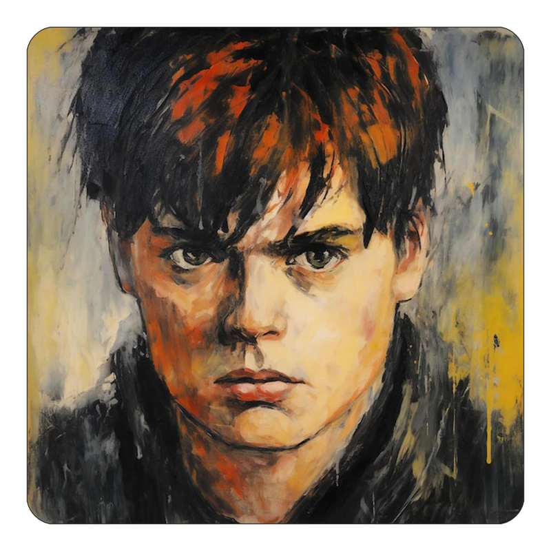 مگنت کاکتی طرح نقاشی رنگ روغن مدل mp73016