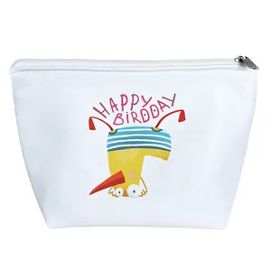 کیف لوازم آرایش دخترانه خندالو مدل Happy Birthday کد H1319