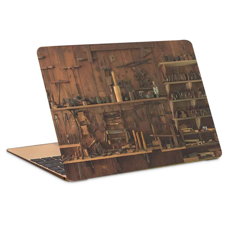 استیکر لپ تاپ طرح wood 34کد c-1030مناسب برای لپ تاپ 15.6 اینچ