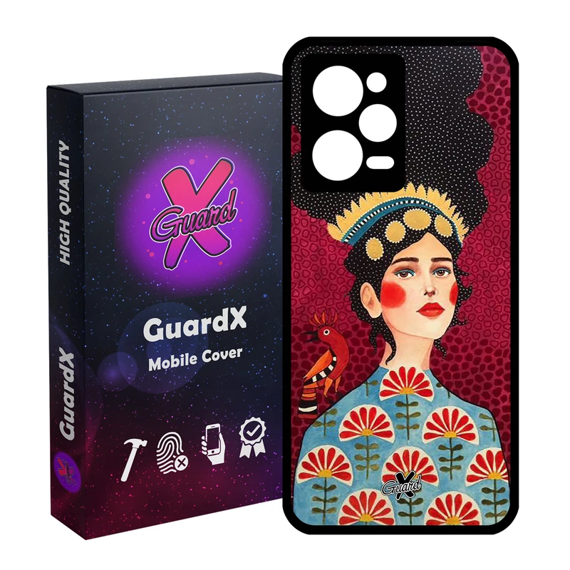 کاور گارد ایکس طرح Girl مدل Glass10179 مناسب برای گوشی موبایل شیائومی Redmi Note 12 Pro 5G/Poco X5 Pro 5G/Note 12 Pro Pro speed