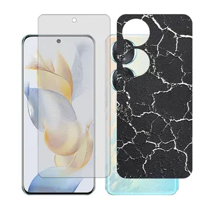 Glass together model matte screen protector suitable for Honor 90 mobile phone with back cover sticker