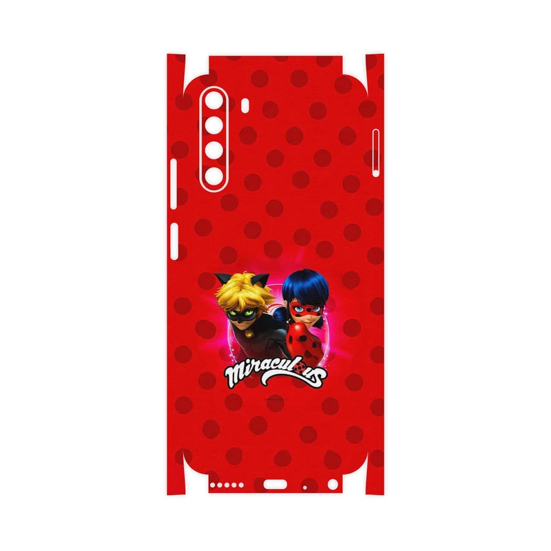 برچسب پوششی ماهوت مدل Ladybug and Cat Noir-FullSkin مناسب برای گوشی موبایل جی پلاس X10
