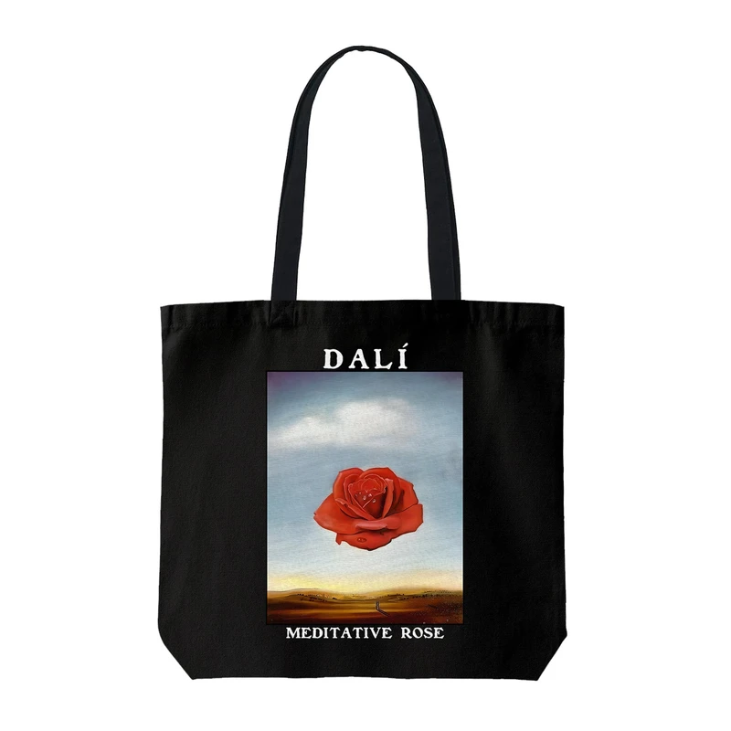 ساک خرید ترمه طراحان ایده مدل گل رز مراقبه ای از دالی کد art0735 - S