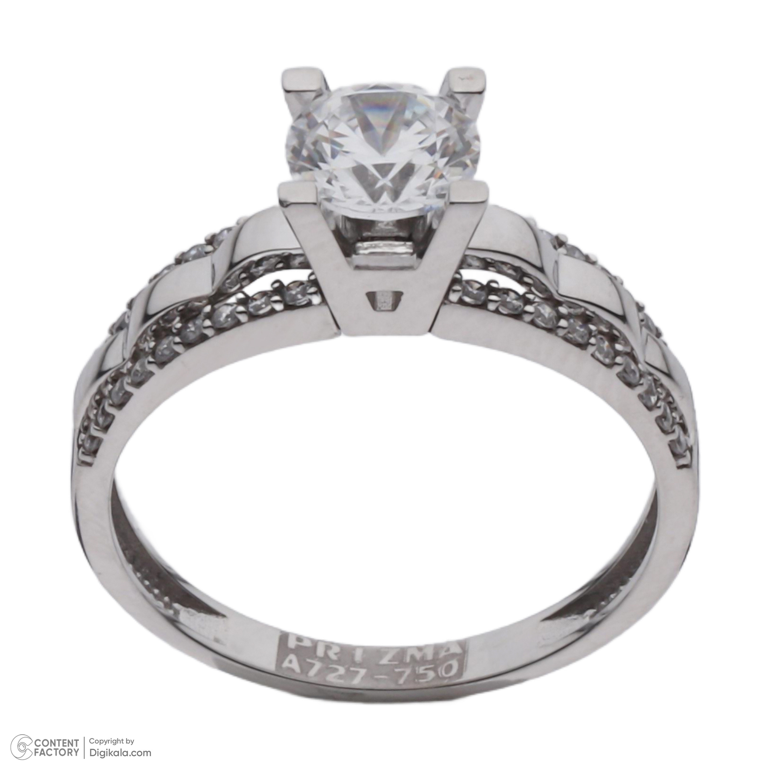 انگشتر طلا 18 عیار زنانه مایا ماهک مدل MR1112 طرح سولیتر