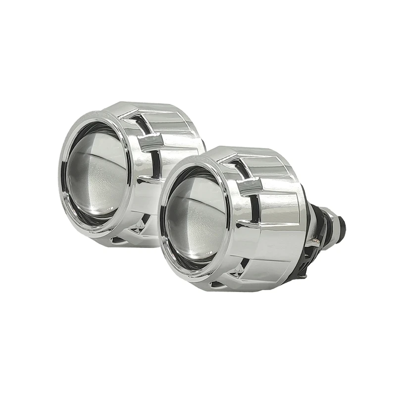 لنز چراغ خودرو سه حالته زیمر مدل L25-6000K پایه دو کنتاکت بسته دو عددی
