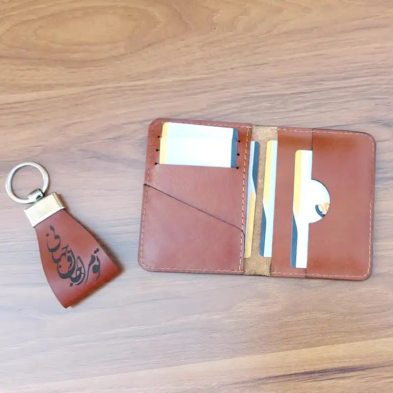 ست هدیه چرم سامه مدل جان وجهان