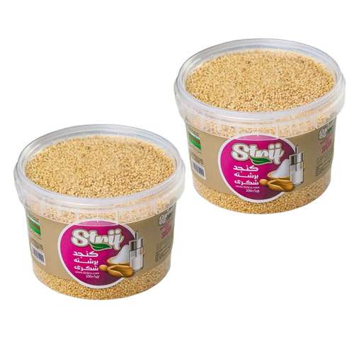 کنجد برشته شکری استریج - 300 گرم مجموعه 2 عددی