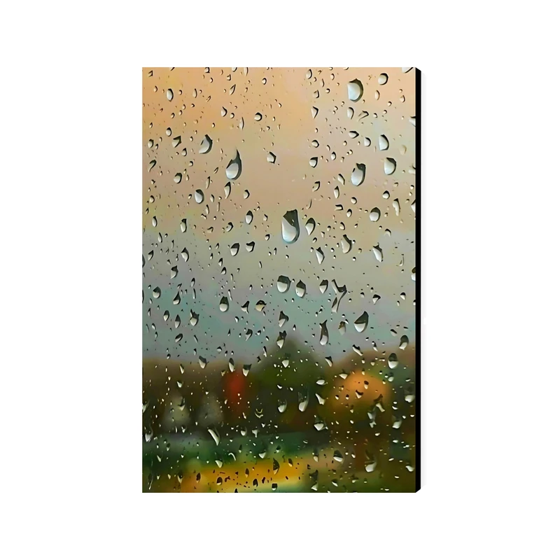 تابلو شاسی عرش مدل فانتزی منظره بارانی کد As4369