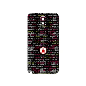 MAHOOT Programming 1 Cover Sticker for Samsung Galaxy Note 3