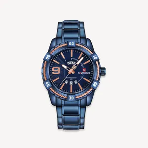 ساعت مچی عقربه‌ای مردانه نیوی فورس مدل 9117BE
