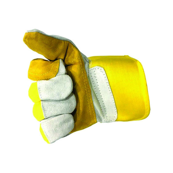 دستکش ایمنی  مدل چرمی بسته 10 عددی