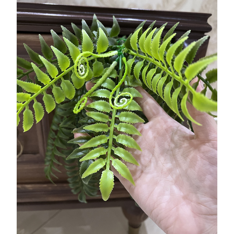 گل مصنوعی مدل آویز سرخس مینیاتوری