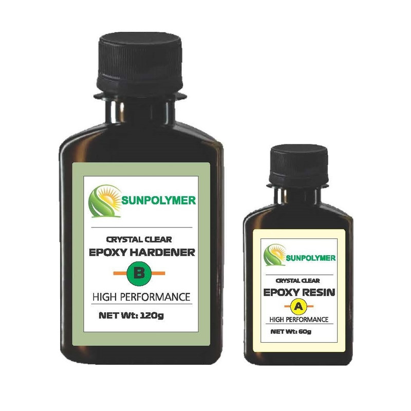 رزین اپوکسی سانپلیمر مدل AB وزن 180 گرم به همراه هاردنر