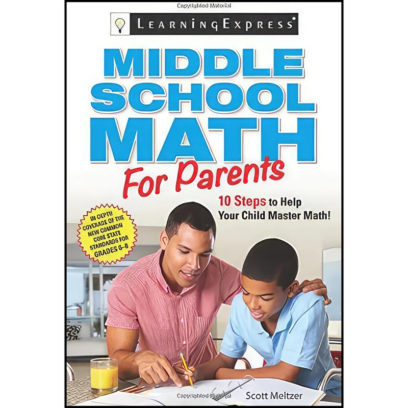 کتاب Middle School Math for Parents اثر Scott Meltzer انتشارات Learningexpress, Llc